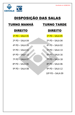 Disposi&ccedil;&atilde;o das Salas &ndash; PDF