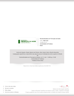 Redalyc.Inadequa&ccedil;&atilde;o ergon&ocirc;mica e desconforto das salas de aula