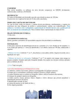 Informa&ccedil;&otilde;es para identifica&ccedil;&atilde;o.