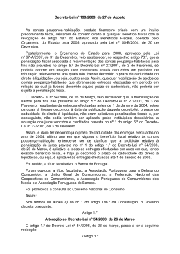 Decreto-Lei n - Banco de Portugal