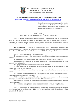 Lei Complementar n&ordm; 14.376, de 26 de dezembro de 2013.