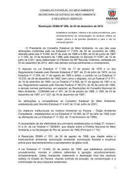Resolução CEMA 090/2013