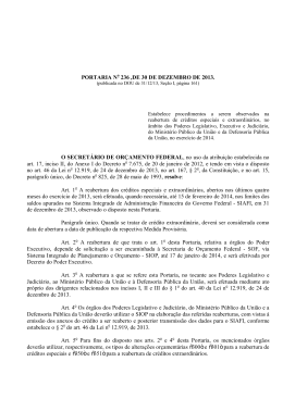 PORTARIA N 236 ,DE 30 DE DEZEMBRO DE 2013. O