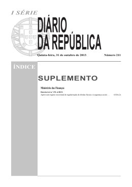 n.º 151-A/2013 - Segurança Social