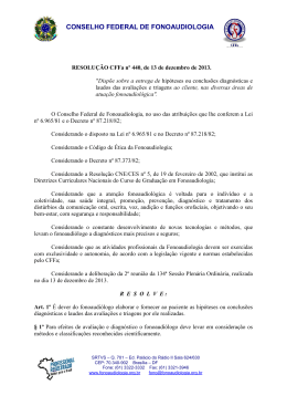 Resolução CFFa nº 440, de 13 de dezembro de 2013