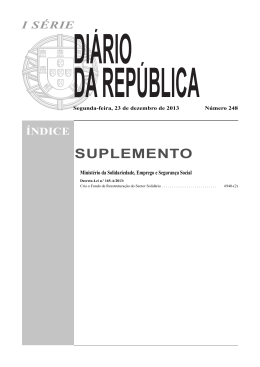 n.º 165-A/2013 - Segurança Social