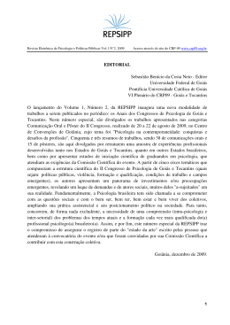 EDITORIAL Sebasti&atilde;o Ben&iacute;cio da Costa Neto - Editor