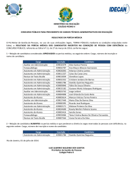 resultado da per&iacute;cia m&eacute;dica