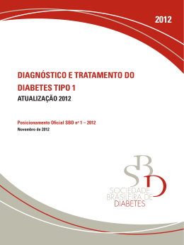 Diagnóstico E tRataMEnto Do DiabEtEs tipo 1 - Portal Saúde