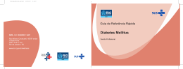 Guia de Refer&ecirc;ncia R&aacute;pida para Diabetes Mellitus