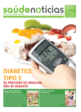 diabeTes Tipo 2 - Sa&uacute;de Not&iacute;cias