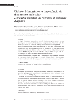 Diabetes Monogénica: a importância do diagnóstico molecular