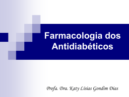 Farmacologia dos antidiabéticos