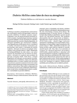 Diabetes Mellitus como fator de risco na aterogênese