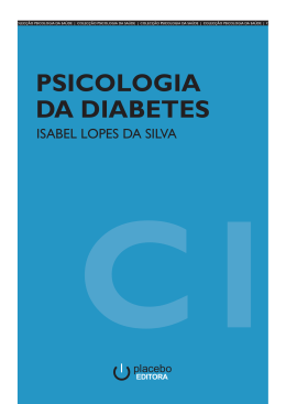 PSICOLOGIA DA DIABETES - Sociedade Portuguesa de Psicologia