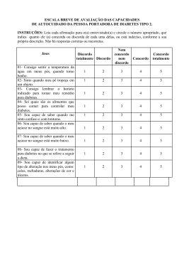 ESCALA BREVE DE AVALIA&Ccedil;&Atilde;O DAS CAPACIDADES