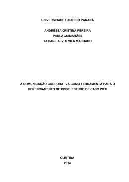 a comunicacao corporativa como ferramenta para - TCC On-line