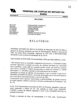 AC/046/2009 - Portal do Tribunal de Contas do Estado da Bahia