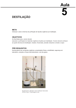 destila&ccedil;&atilde;o