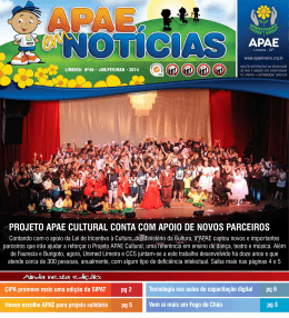 PROJETO APAE CULTURAL CONTA COM