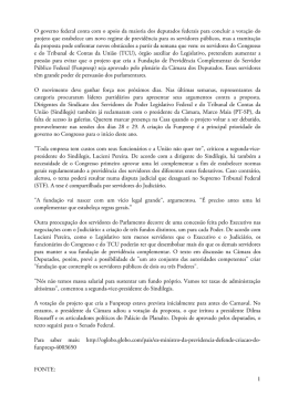 1 O governo federal conta com o apoio da maioria - ADCEFET-RJ