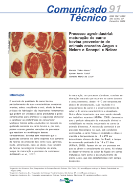 Técnico Comunicado - Embrapa Pecuária Sudeste