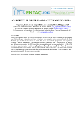 INSTRU&Ccedil;&Otilde;ES PARA PREPARA&Ccedil;&Atilde;O DE TRABALHOS