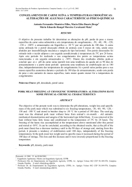 altera&ccedil;&otilde;es de algumas caracter&iacute;sticas f&iacute;sico