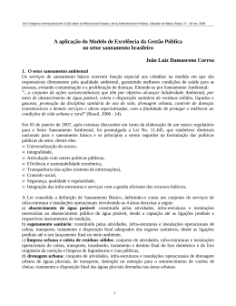 A APLICA&Ccedil;&Atilde;O DO MODELO DE EXCEL&Ecirc;NCIA DA