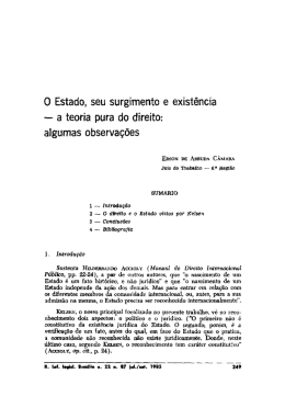 O Estado, seu surgimento e existência