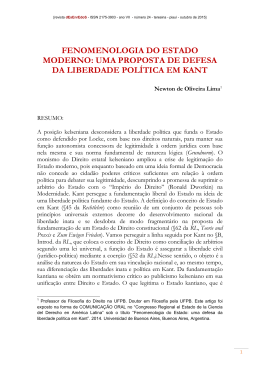 fenomenologia do estado moderno: uma proposta de