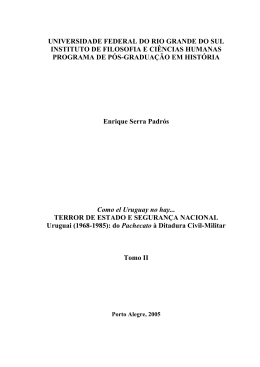 4 - Ditadura Militar e Terror de Estado institu o