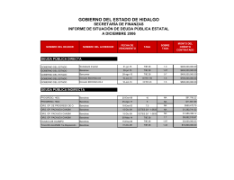GOBIERNO DEL ESTADO DE HIDALGO