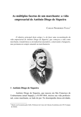 As m&uacute;ltiplas facetas de um marchante: a vida