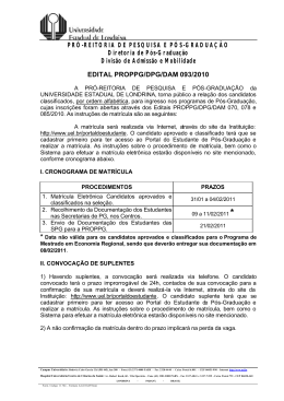 PR&Oacute;-REITORIA DE PESQUISA E P&Oacute;S-GRADUA&Ccedil;&Atilde;O Diretoria