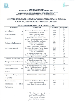 Recepcionista de Eventos