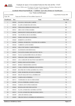 Funda&ccedil;&atilde;o de Apoio &agrave; Universidade Federal de S&atilde;o Jo&atilde;o