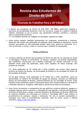 Revista dos Estudantes de Direito da UnB