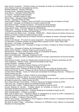 F&aacute;bio Konder Comparato &ndash; Professor Em&eacute;rito da - Esalq