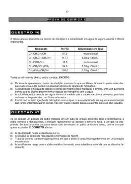 Química I - PUC Minas (Belo Horizonte, Betim e Contagem)
