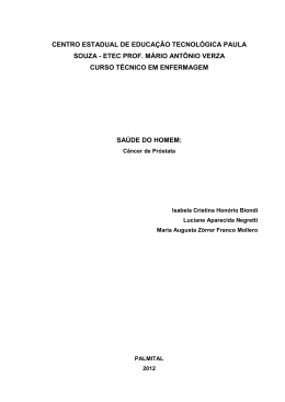 sa&uacute;de do homem - c&acirc;ncer de prostata