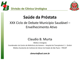 Sa&uacute;de da Pr&oacute;stata