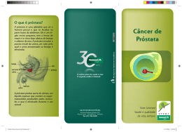 Folder Unimed Cancer da Prostata.indd