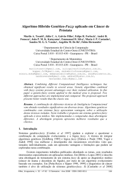 Algoritmo H&iacute;brido Gen&eacute;tico-Fuzzy aplicado em C&acirc;ncer de Pr&oacute;stata