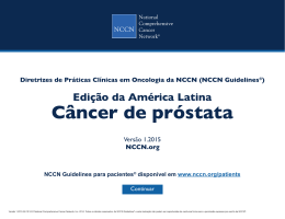 Edi&ccedil;&atilde;o da Am&eacute;rica Latina C&acirc;ncer de pr&oacute;stata