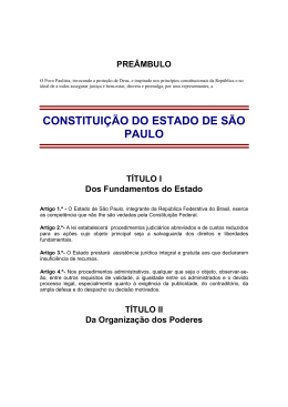Constitui&ccedil;&atilde;o Estadual Completa