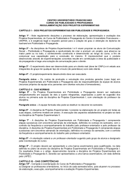 Publicidade e Propaganda
