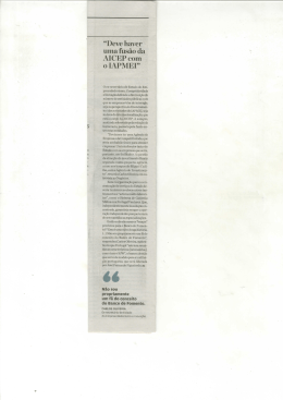 &ldquo;Deve haver uma fus&atilde;o da AICEP com o IAPMEI&rdquo;