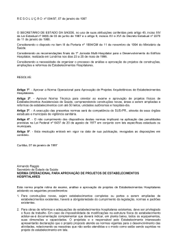 Resolu&ccedil;&atilde;o n&ordm; 004, de 07 de janeiro de 1997