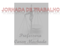 JORNADA DE TRABALHO